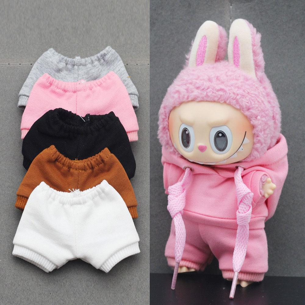 Shorts for 17cm Labubu Dolls Cute DIY Doll Clothes Fashion Accessories Lovely Outfit Gifts for Girls Friends