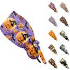 Women's Halloween Printed Ponytail, Fashion Work Hat With, Shower Wrap, Costume