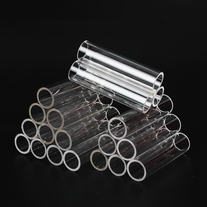 Clear Acrylic Aquatic Hiding Tube 1/15Pcs Safe Non-Toxic Shelter for Betta Shrimp Home Aquarium Fish Tank