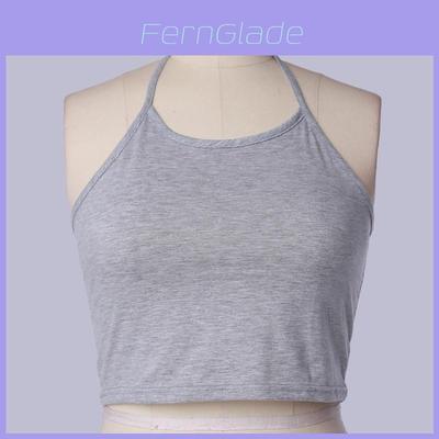 Women Fashion Sexy Black Summer Cotton Casual Suspenders Vest Top With Adjustable Fit