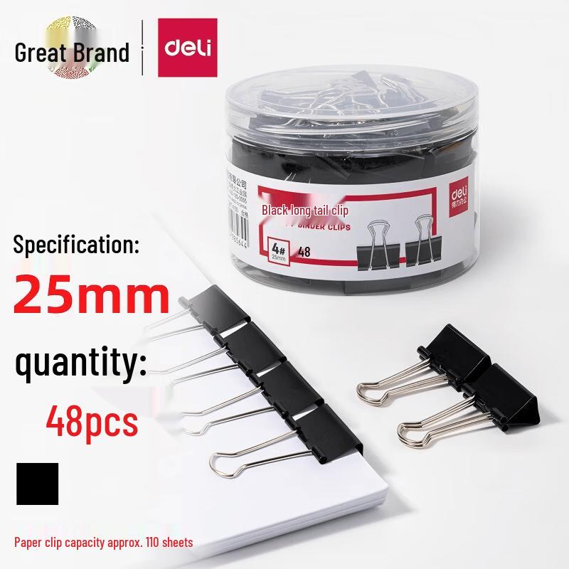 Deli Metal Binder Clips