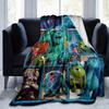 Monsters Blanket  Ultra-Soft, Warm, Cozy Throw for Living Room, Sofa, Four Seasons Travel Accessory  Cute Cartoon Character Home Decoration