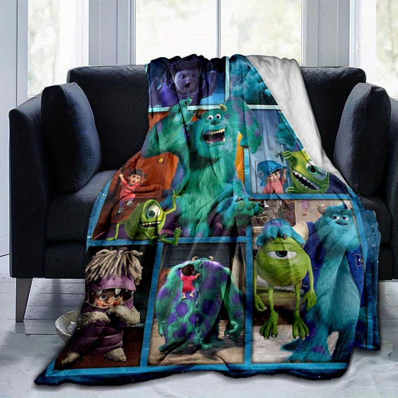 Monsters Blanket  Ultra-Soft, Warm, Cozy Throw for Living Room, Sofa, Four Seasons Travel Accessory  Cute Cartoon Character Home Decoration