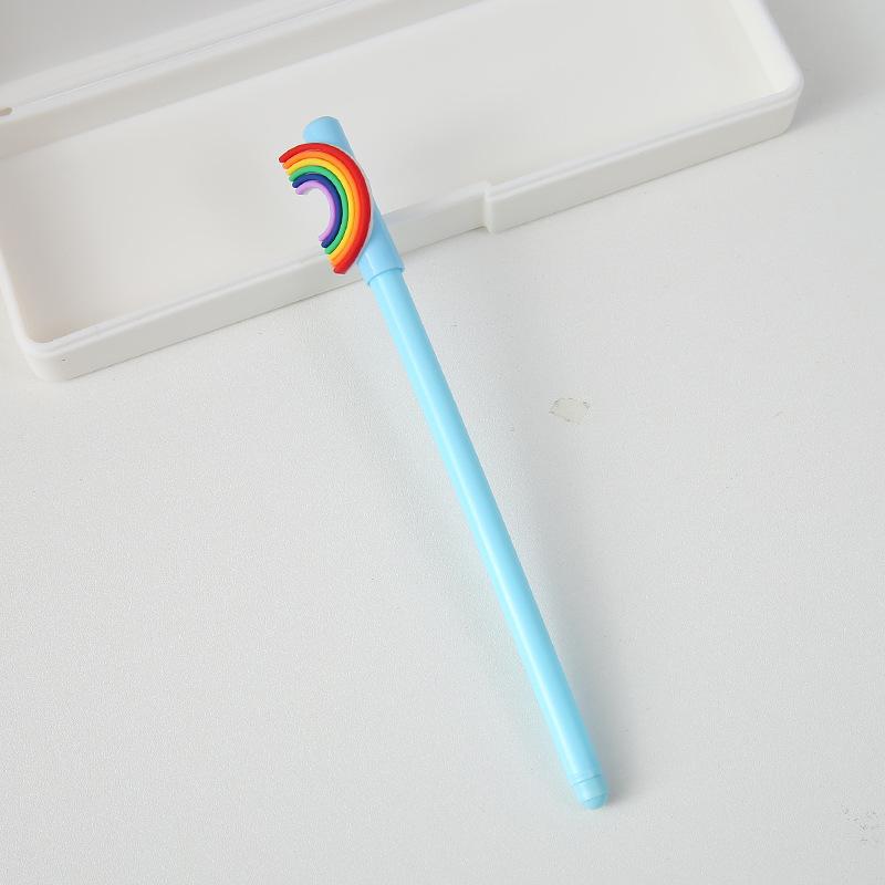 Cartoon Fruit Neutral Pen For Primary School Students Black Ink Creative Stationery
