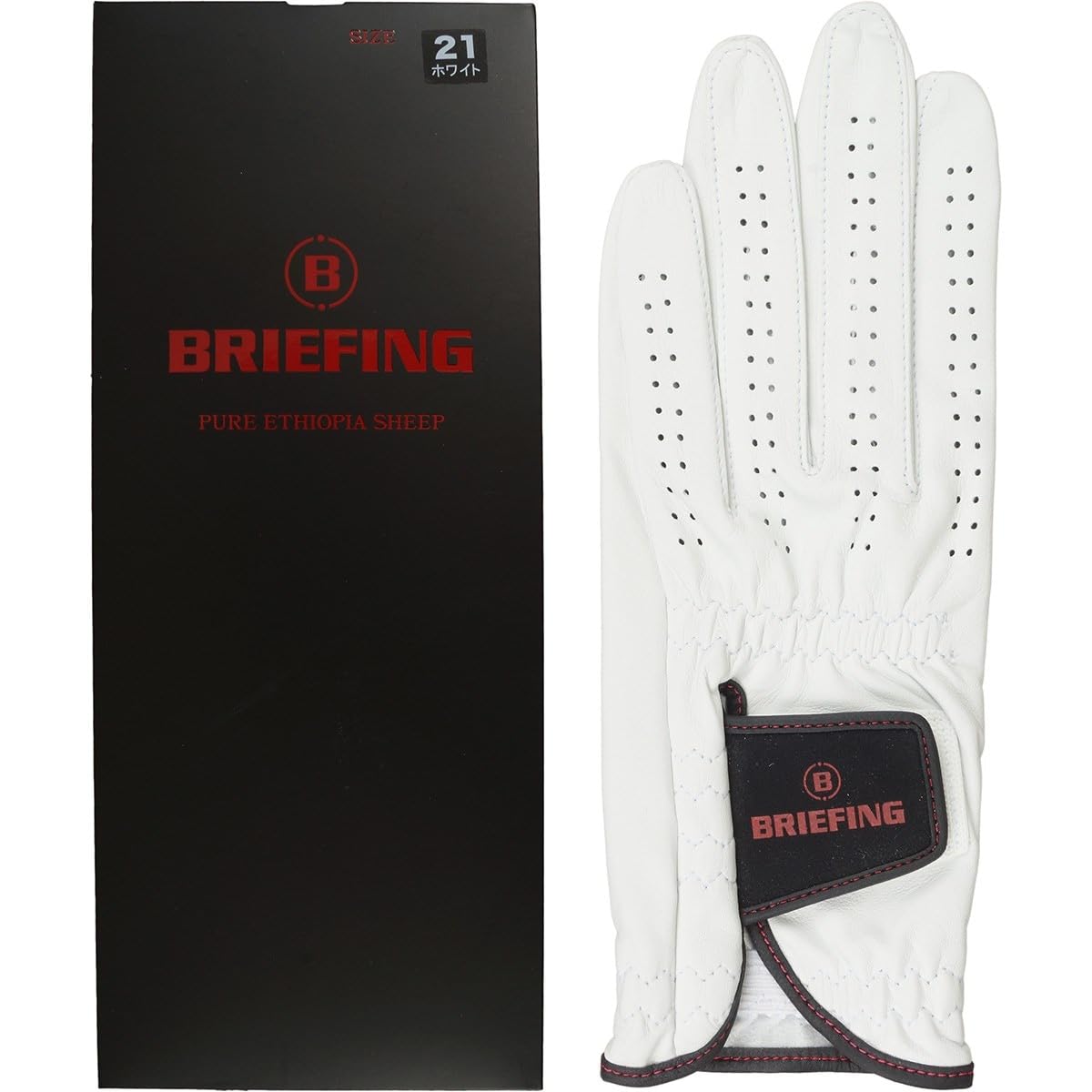 

Перчатки BRIEFING Перчатки из ПРЕМИУМ-КОЖИ Белые 25см белый