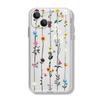 Simple flower vine iphone17 mobile phone case Apple 16promax hot-selling 15 transparent 13 soft case 12 protection