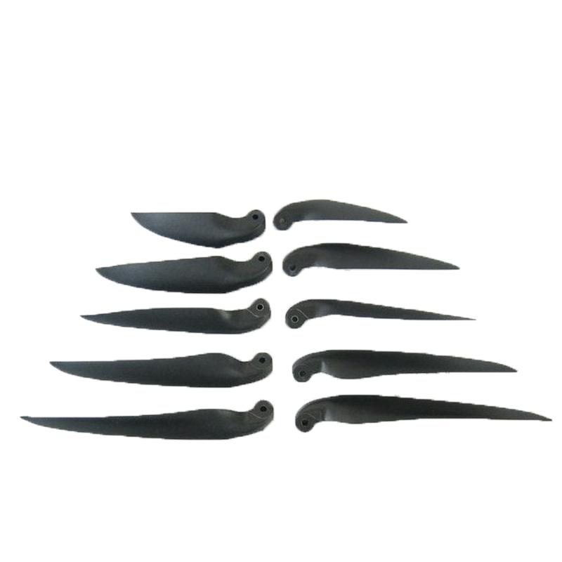 2Pairs Folding Propeller 6x4 7x3 8x6 9x5 10x6 11x6 Paddle Blades Fixed Wing Props with 3MM Hole for RC Airplane Glider DIY Parts