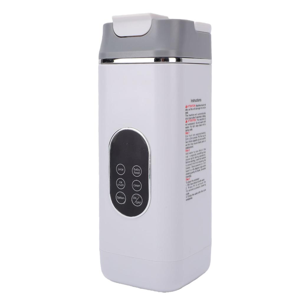 420ml Portable Blender Juicer USB Rechargeable 12 Cutters Ice Crusher Cordless Handheld Blender for Shakes