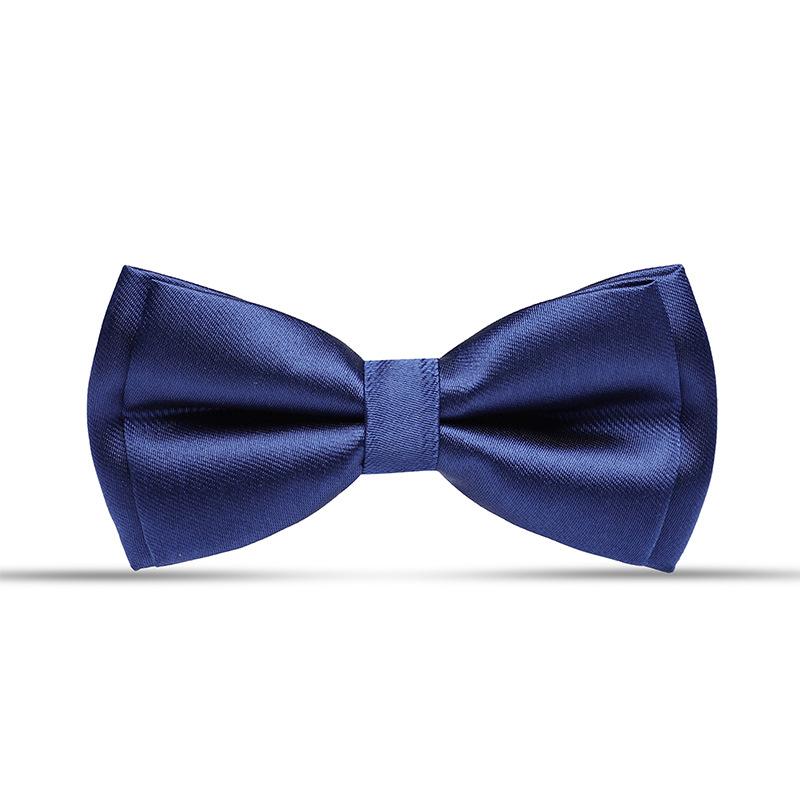 Men's Blue Double Layer Tie, Formal Neckwear Accessory for