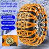 Resilient Tire Chains Universal Fish Bone Car Tire Chains Anti-sliding Wear-resistant Grip for Vehicles 2/4/6pcs Off-road Tire