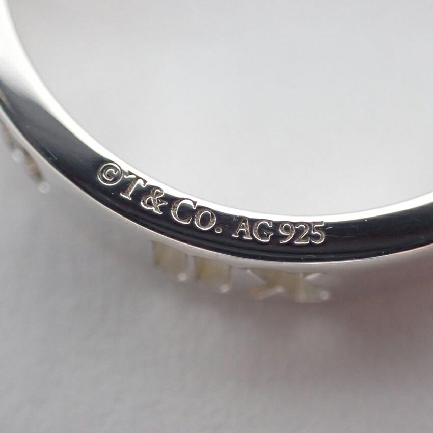 [Used] TIFFANY 925 Open Atlas Narrow Ring Size 6/6/g530-69