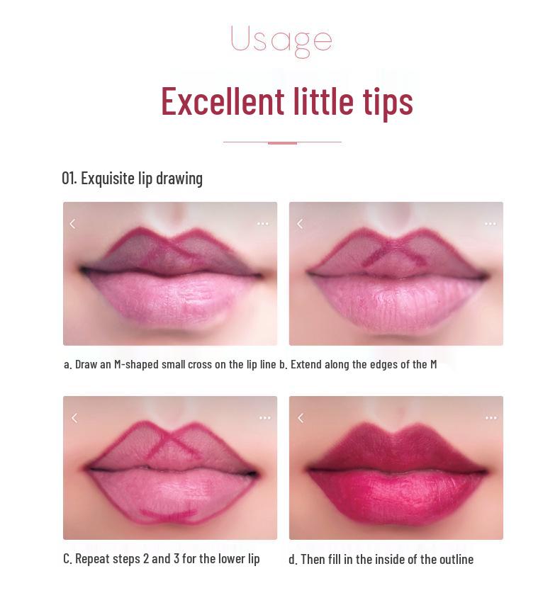 Daisy Man Charm Luminous Lipstick - Moisturizing & Nourishing Press-Type Tube