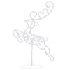 Christmas Decoration LED Reindeer & Sled Acrylic 260*21*87 Cm