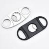 Stainless Steel Portable Cigar Cutter & Crusher with Custom Scissors