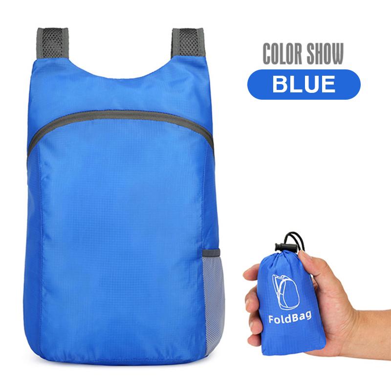 20L Lightweight Packable Backpack Foldable Ultralight Outdoor Folding Backpack Travel Daypack Bag Sports Daypack For Men Women