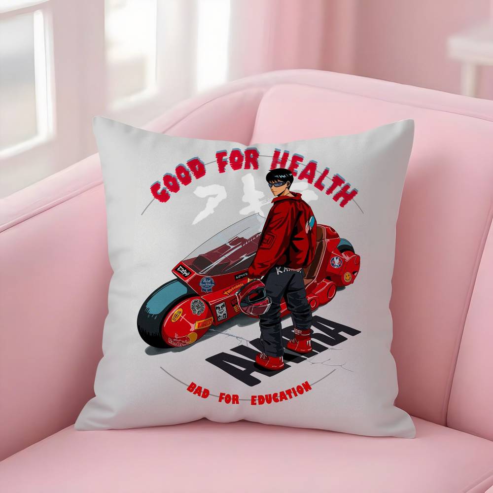 Anime Manga A-Akira Pillow Case Sofa Short Plush Double-sided HD Printing Room Home Office Gift Cushion Cover