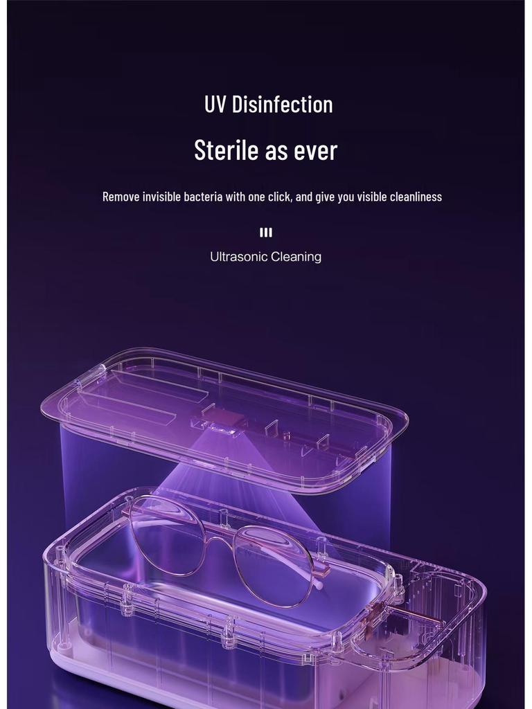 Ultrasonic Automatic Glasses & Jewelry Cleaning Machine with Stainless Steel Sterilization
