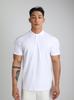 RVD schlichtes Modal Muscle Fit Poloshirt (Weiß)