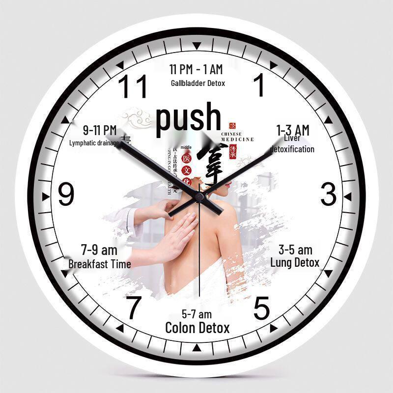 Health Club & Beauty Salon Silent Wall Clock for SPA and Therapies