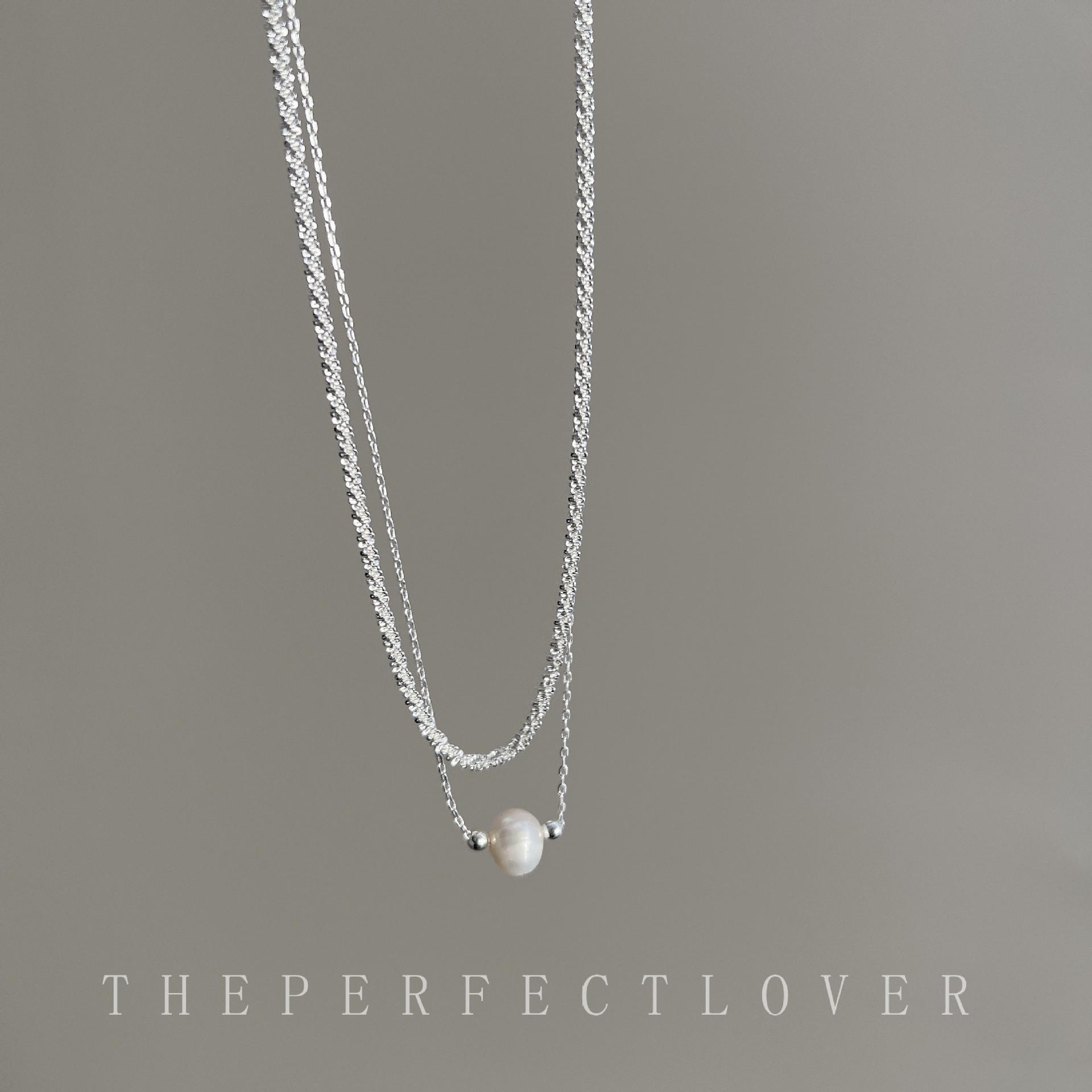 

Новое двухслойное ожерелье из пресноводного жемчуга 2024 года для женщин - Элегантная роскошная цепочка для ключицы