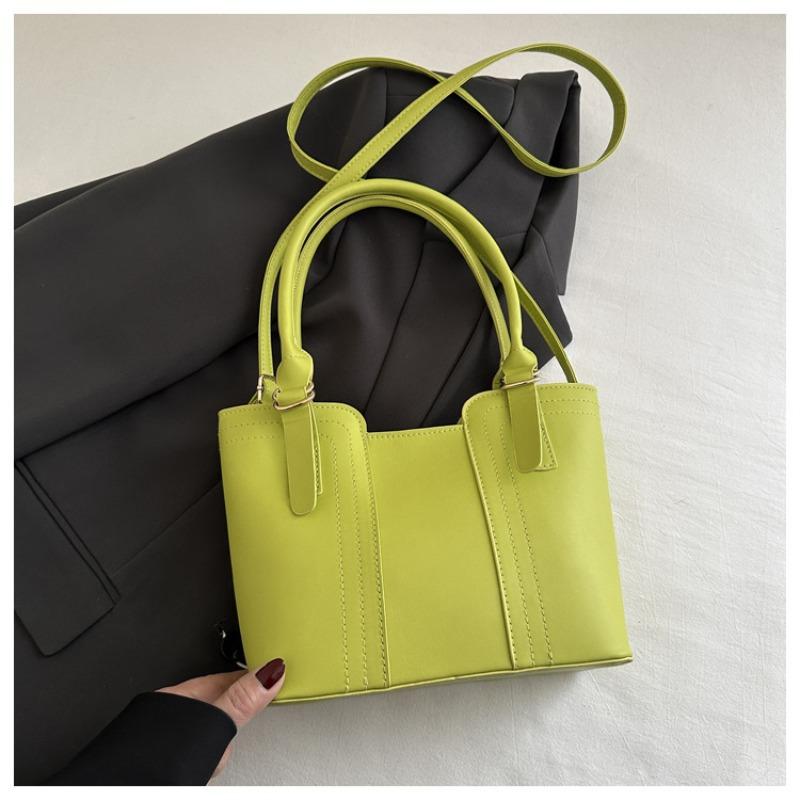 

new commuter fashion handbag women s bag elegant bucket bag feeling splicing casual messenger bag зелений