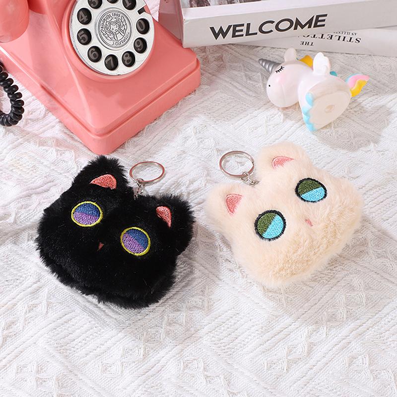 Słodki Kot Pluszowa Lalka Brelok Kreskówka Wypchany Brelok Plecak Wisiorek Dekoracja Torba Kluczowe Akcesoria Dla Par Prezenty