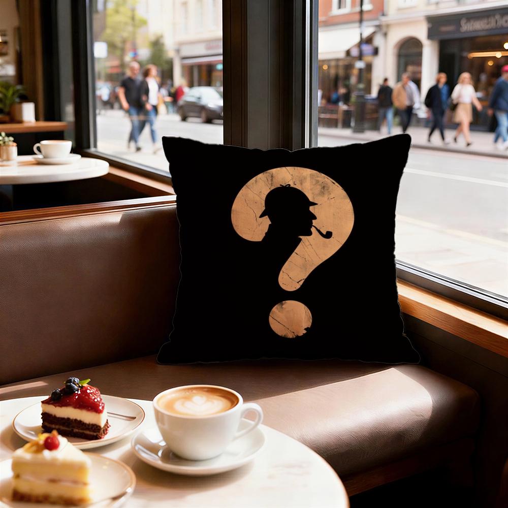 Literary Sherlock Holmes Cushion Cover Decorative Cushions Covers Cover Sofa x Pillow Piece x x Pillowcase