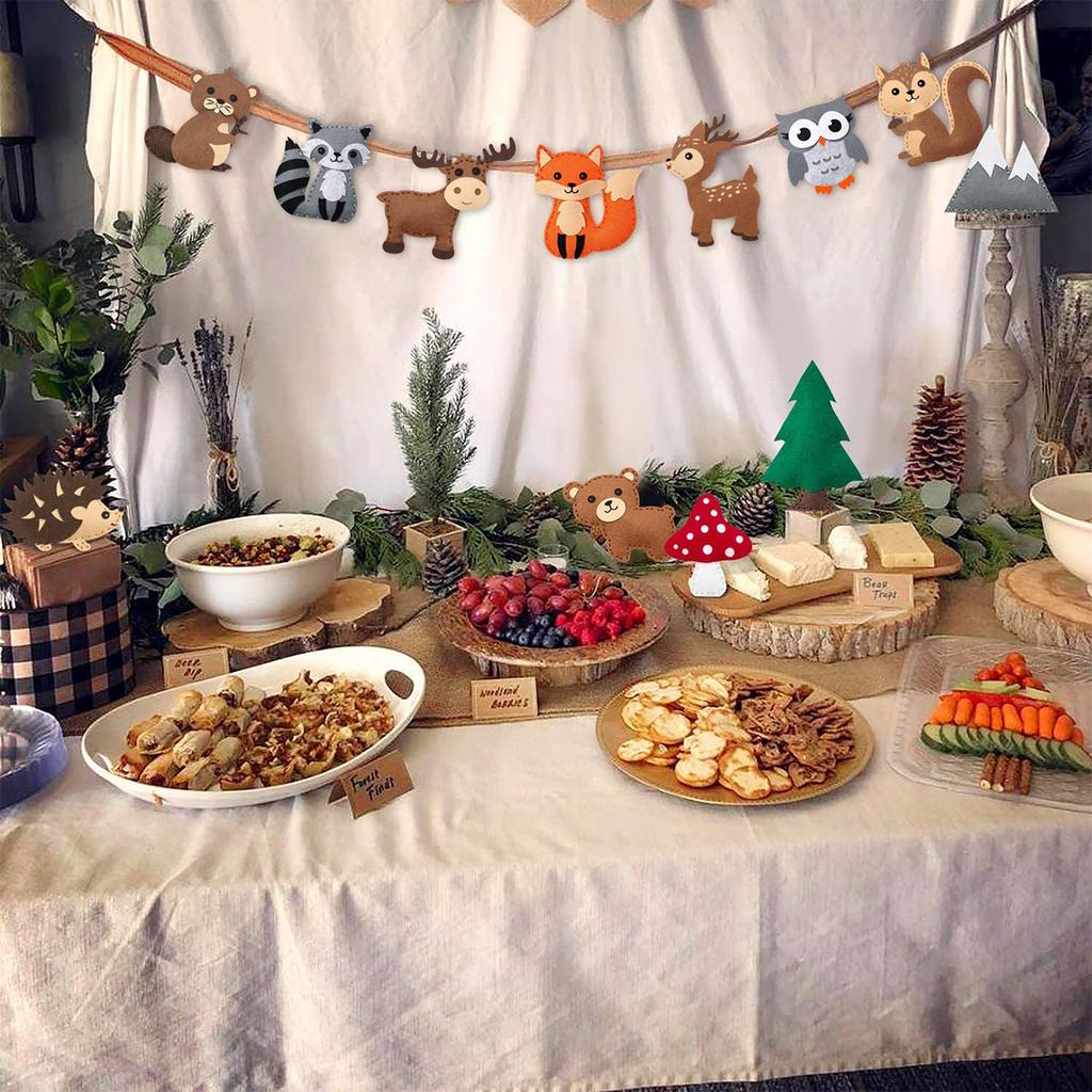 Nähfilz Spielzeugtiere Bastelset Waldtiere DIY Nähfilz Tiere für Kinder Anfänger Pädagogisches Nähset Mädchen Kunst Spielzeug