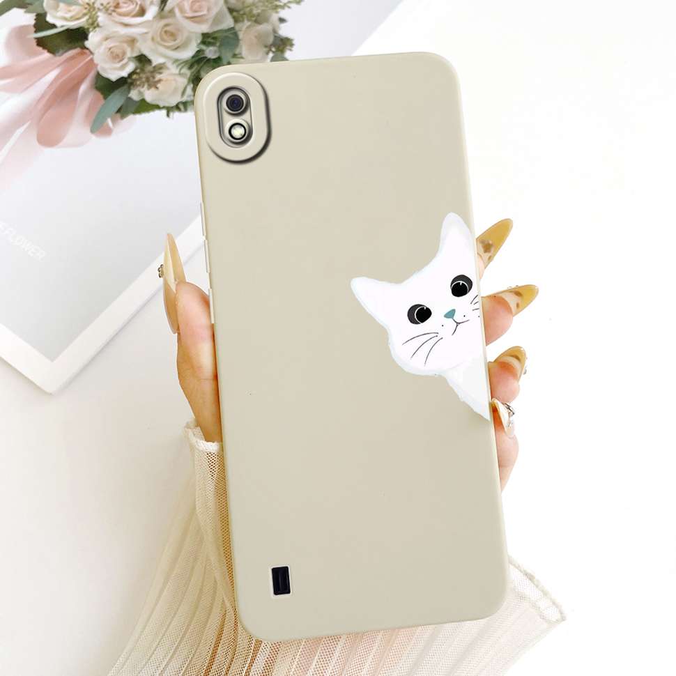 Cute Cat Book Case For Samsung Galaxy A10 A105F Case Soft Siilcone Back Cover For Samsung A10 A 10 Phone Cases 6.2'' Fundas