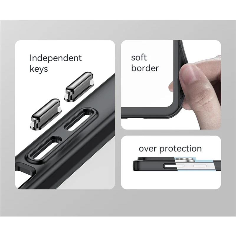 High Quality Minimalist Acrylic Transparent Phone Case for Samsung Galaxy S26 Ultra Pro Camera Protect Shockproof Cover Funda