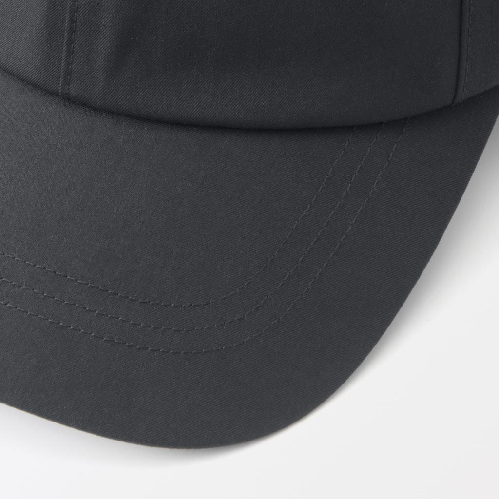 MUJI Cap Unisex Adults DBB09A5A Black 55-59cm
