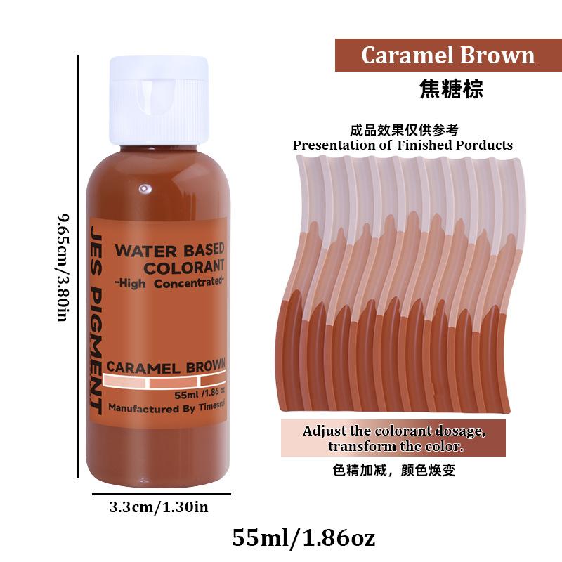55ml Hochkonzentrierter Wasserbasierter Farbstoff Gips Harz Färbefarben OEM Farbpaste Harzpigment Formen