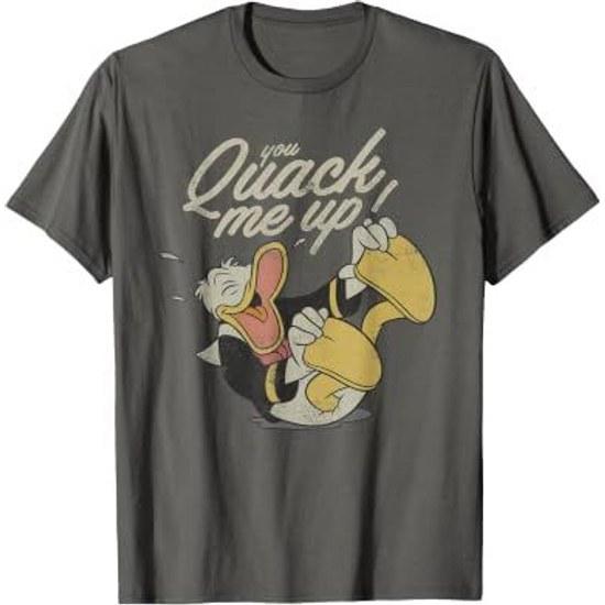 Disney Mickey Friends Donald Duck You Quack Up T-shirt