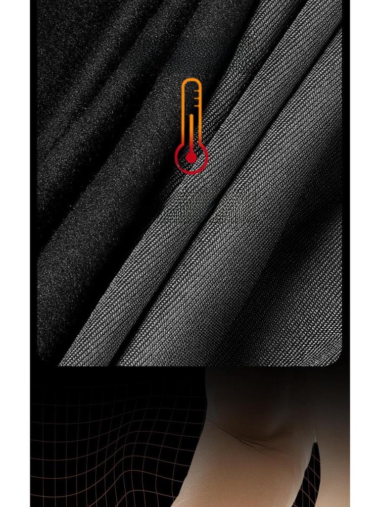 Thermo-Leggings aus Wollmischung für Herren in großen Größen – dünne, enge Hosen für Jungen im Herbst/Winter
