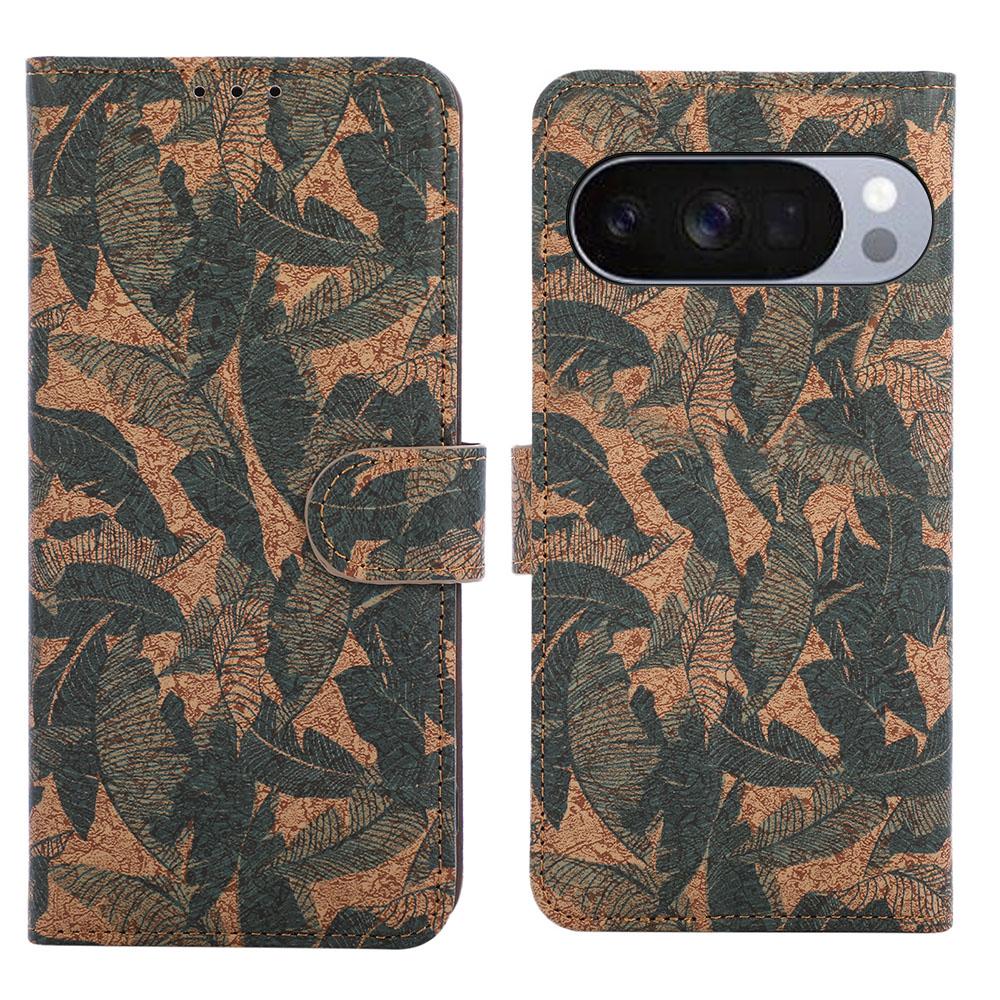Leather Wallet Case For Google Pixel 10 / Pixel 10 Pro Bohemian-style TPU PU Phone Cover with Stand