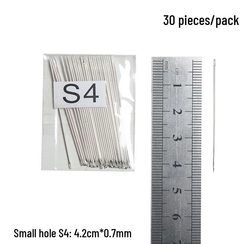 Steel Sewing Needles: Large & Small Eye, Long Needles for Quilts, Clothes, Cross Stitch, Embroidery