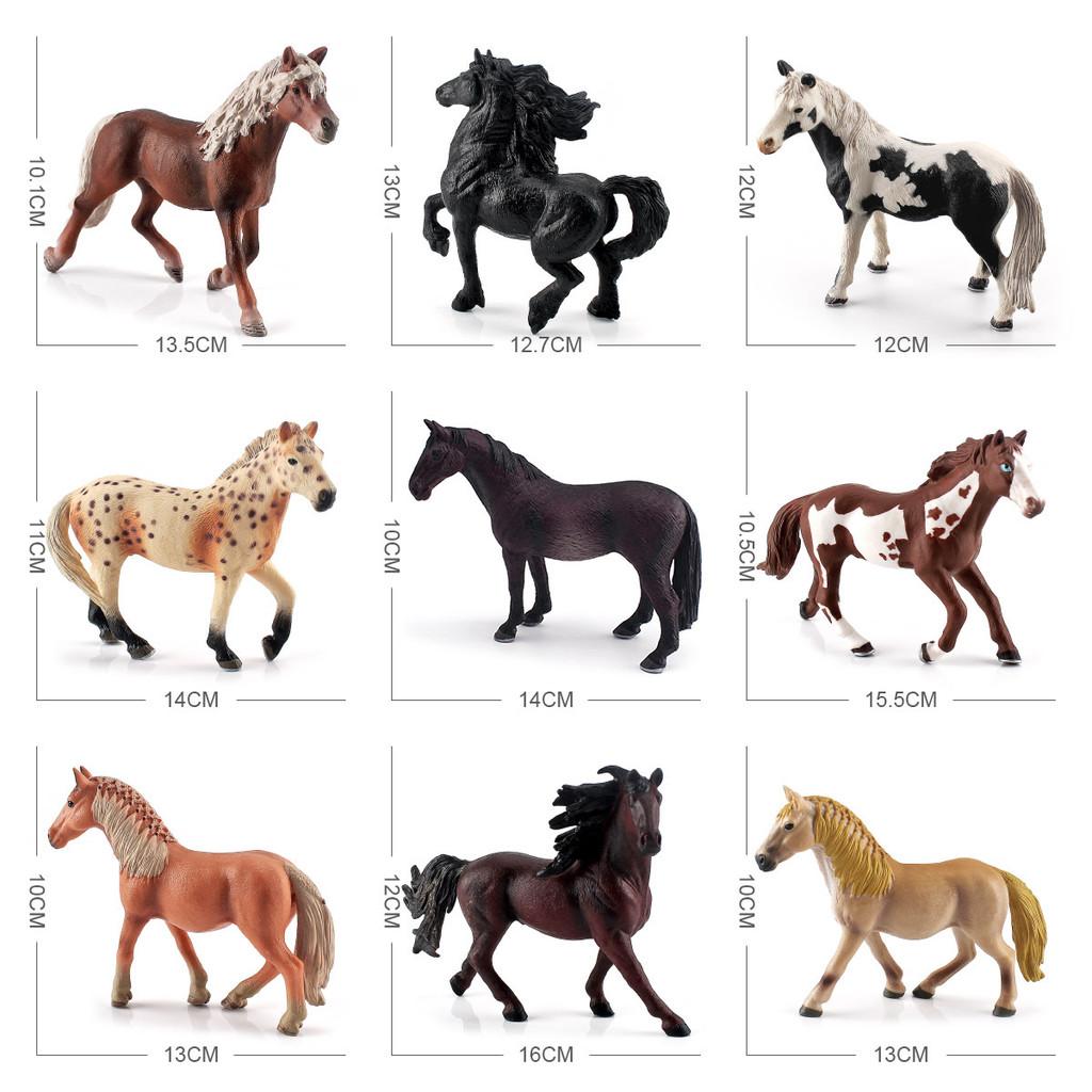 Simulated Steed Horse Pvc Model Collectible Figurine For Kids And Animal Enthusiasts