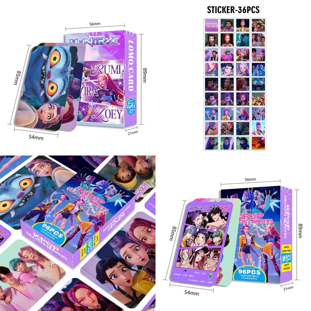 Adesivi Fotografici Kpop Demon Hunters Cartolina Cartolina da Collezione Per Fan E Regali
