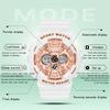 Female Elecrtonic Watch Middle School Student Sports Double Watch Temperament Wristwatch