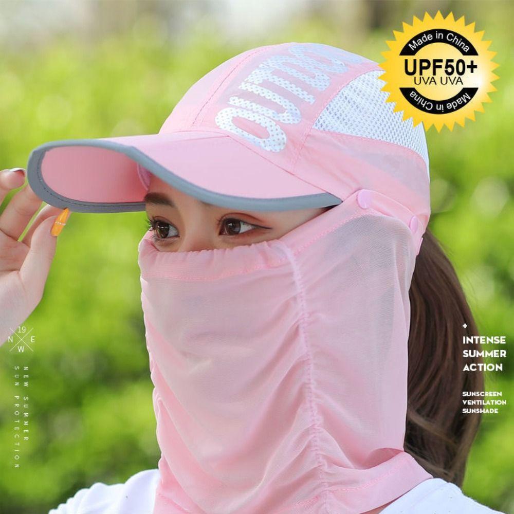 Sun Hat Sun Protection Hat Quick-dry Hat Face Cover Cap Cooling Wide Brim Baseball Cap Men