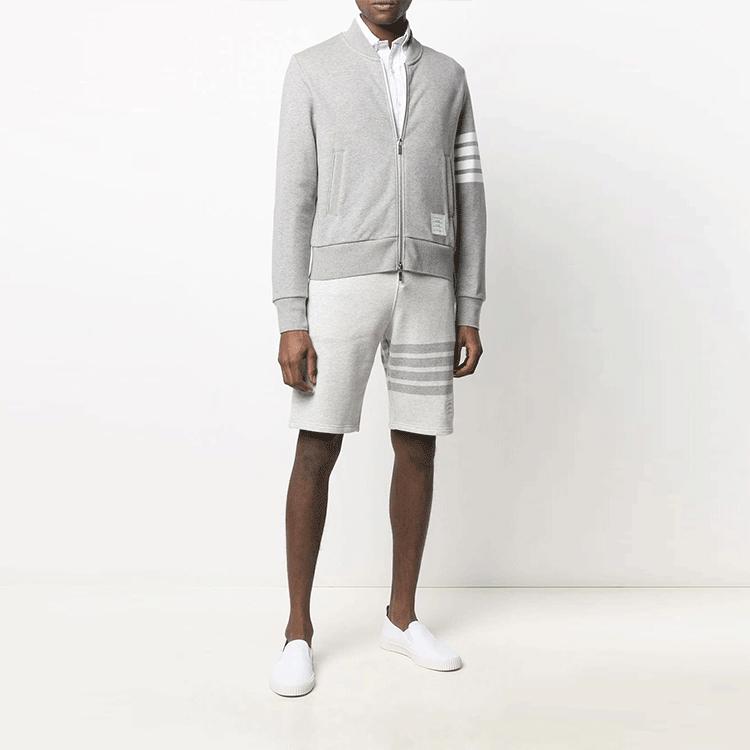 THOM BROWNE 4-Bar Motif Drawstring Track Shorts MJQ012P-06910-065
