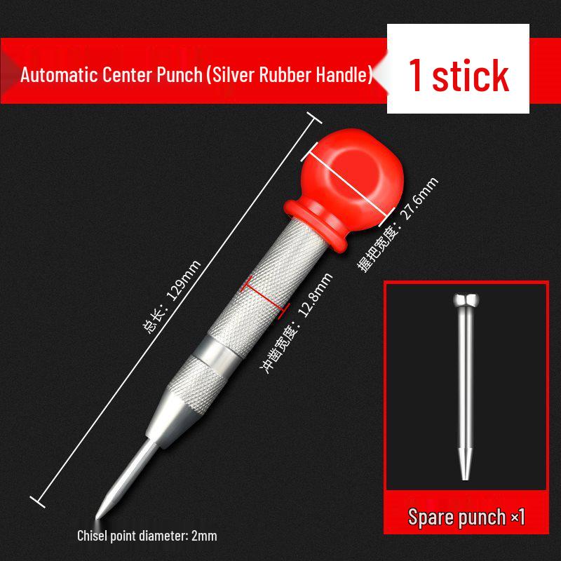 High Hardness Automatic Center Punch Awl Drill Bit Hole Locator