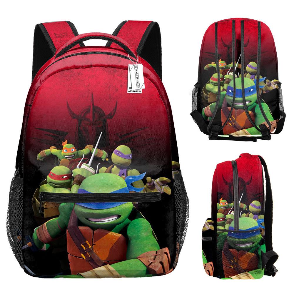 3 Piece School Backpack Set for Students Large Capacity Oxford Cloth Schoolbag with Shoulder Strap and Pencil Case