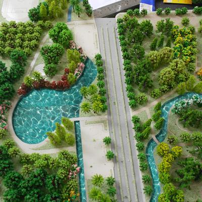 Simulazione di carta con motivo ad acqua 1 pz Scenario Diorama