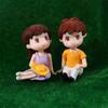 Home Micro Landscape Grandpa Ornaments Miniatures Christmas Decoration Fairy Garden Figurines