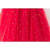 New Christmas Dress Stars Moon Strapless Dress Princess Mesh Shaggy Dress Children's Halter Dress Holiday Dress
