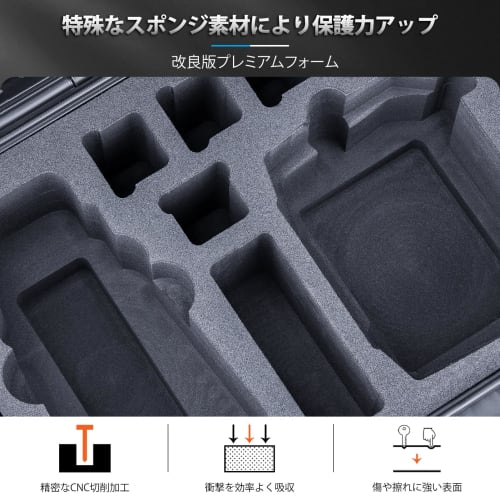 Lykus Titan M350 Waterproof Case for DJI Mavic 3 Pro/Classic, DJI RC and RC Pro Transmitters, and RC Straps (Case Only)