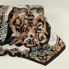 Square Women Head Scarf Printed Female Shawl Wrap Elegant Large Hair Bandana