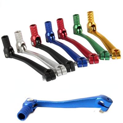 Folding CNC Aluminum Gear Shift Lever Gear Shift Lever Fit for Kayo Apollo Bosuer 110/125/140/150/160/250cc Dirt Bike Pit Bikes Gear Lever Motorcycle