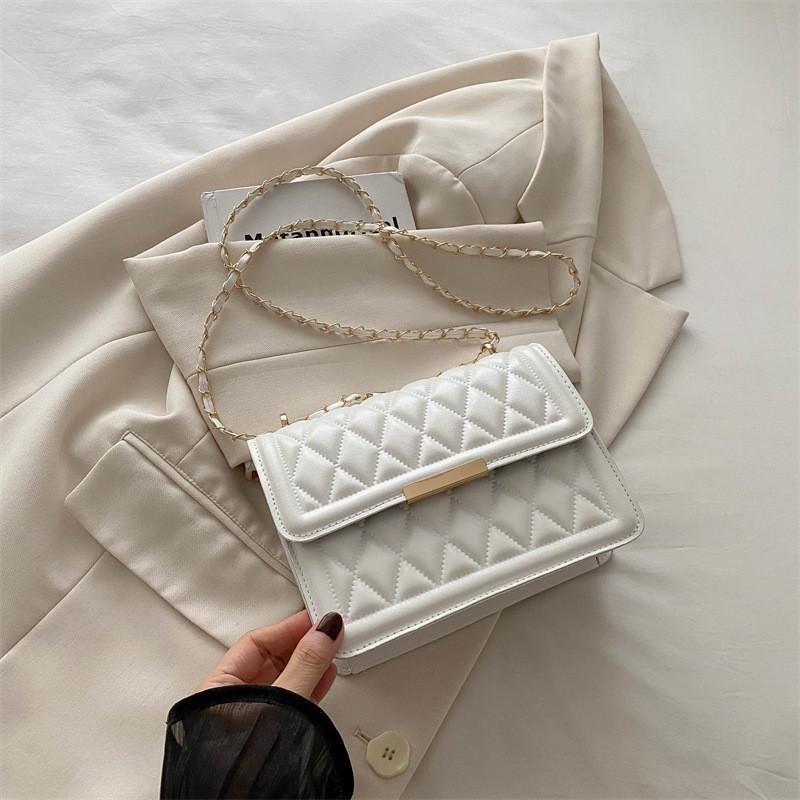 Fashionable Minimalist One Shoulder Bag Chic Retro Small Square Crossbody Purse For Everyday Use